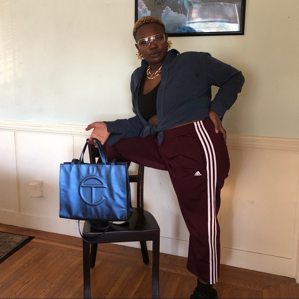 Cobalt medium telfar tote - More photos! - Picture 5 of 12